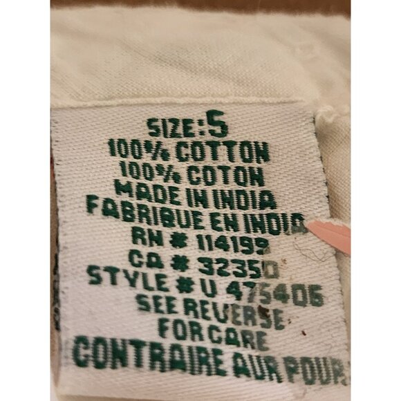 Roxy White Cotton Mini Skirt Size 5 Small – Surf Skate Y2K Festival Boho - Picture 8 of 9